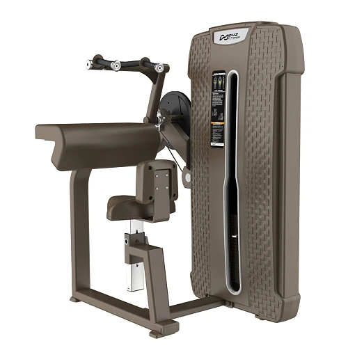 DHZ E-4027 Трицепс-машина сидя. Прямая парта (Seated Tricep - Flat). Стек 64 кг.