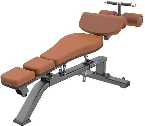 DHZ E-1037В Скамья для пресса регулируемая (Adjustable Decline Bench) — фото 3