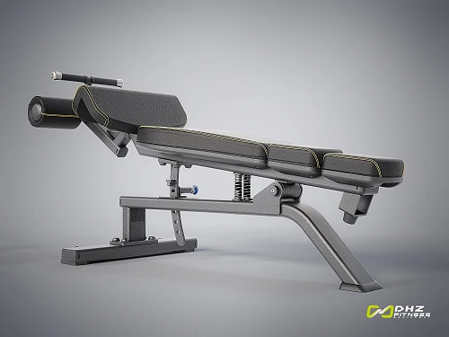 DHZ E-1037В Скамья для пресса регулируемая (Adjustable Decline Bench) — фото 5