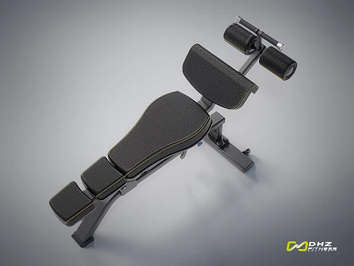 DHZ E-1037В Скамья для пресса регулируемая (Adjustable Decline Bench) — фото 6