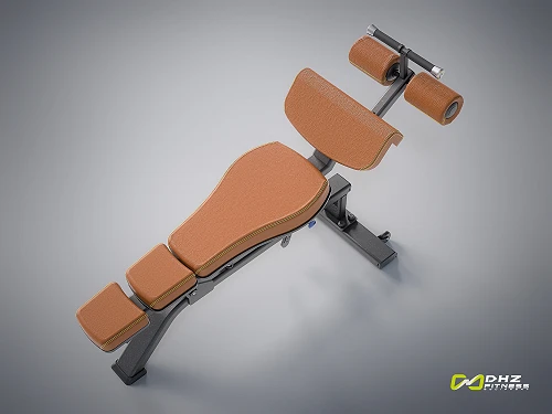 DHZ E-1037В Скамья для пресса регулируемая (Adjustable Decline Bench) — фото 9