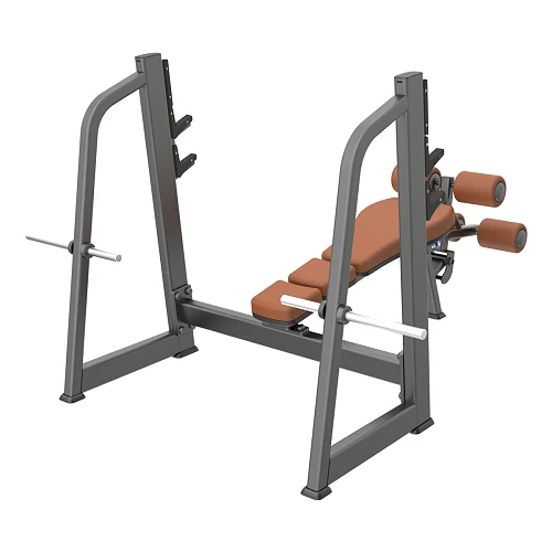 DHZ E-1041В Скамья-стойка для жима под углом вниз (Olympic Decline Bench)
