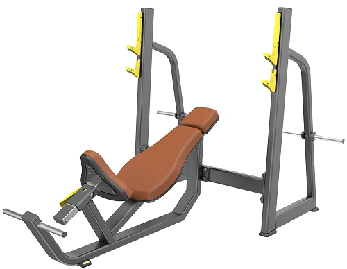 DHZ E-1042В Скамья-стойка для жима под углом вверх (Olympic Bench Incline) — фото 4