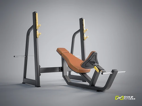 DHZ E-1042В Скамья-стойка для жима под углом вверх (Olympic Bench Incline) — фото 7