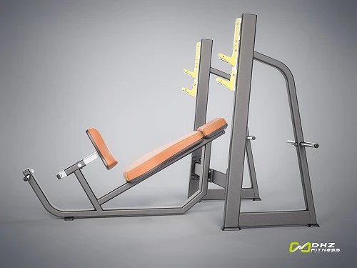 DHZ E-1042В Скамья-стойка для жима под углом вверх (Olympic Bench Incline) — фото 8