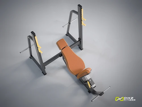 DHZ E-1042В Скамья-стойка для жима под углом вверх (Olympic Bench Incline) — фото 9