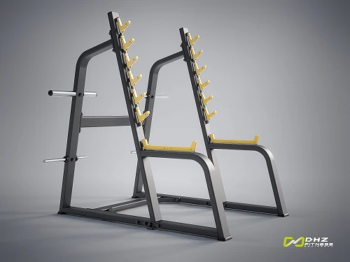 DHZ E-1050В Стойка для приседаний с ограничителями (Squat Rack) — фото 5