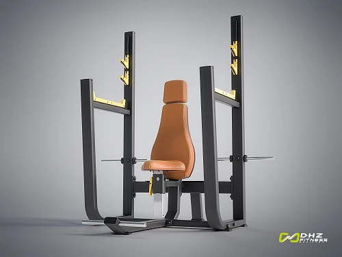 DHZ E-1051В Скамья для вертикального жима штанги (Olympic Seated Bench) — фото 5