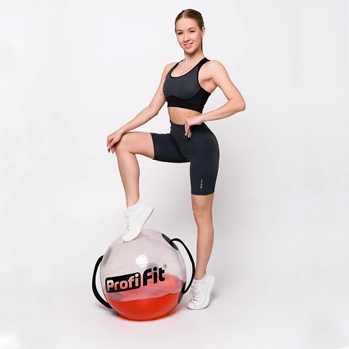 Мяч для функционального тренинга (водоналивной, D50 см) PROFI-FIT — фото 2