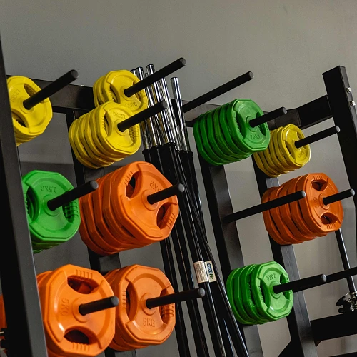 Штанга для аэробики и комплект дисков Прогресс (1,25-2,5-5 кг) PROFI-FIT — фото 4