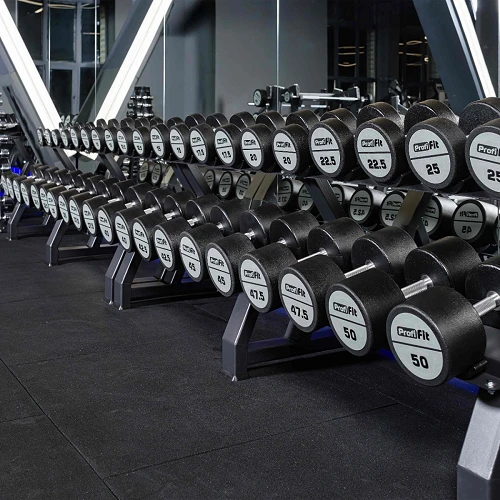 Гантель полиуретановая PROFI-FIT 55 кг — фото 4