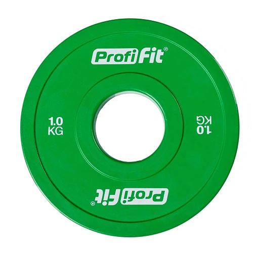 Диск профессиональный обрезиненный (цветной) D51 мм PROFI-FIT 1 кг