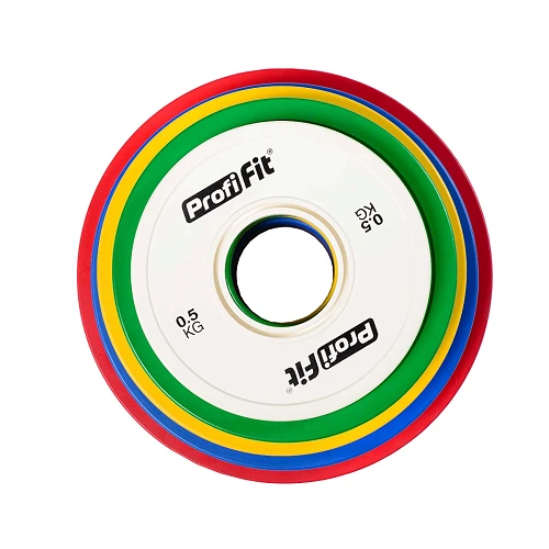 Диск профессиональный обрезиненный (цветной) D51 мм PROFI-FIT 2,5 кг — фото 4