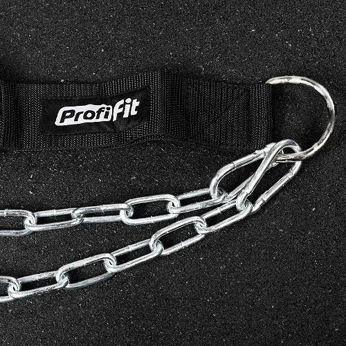 Ремень для подвешивания отягощений к поясу нейлоновый (с логотипом) PROFI-FIT-RT-007 — фото 4