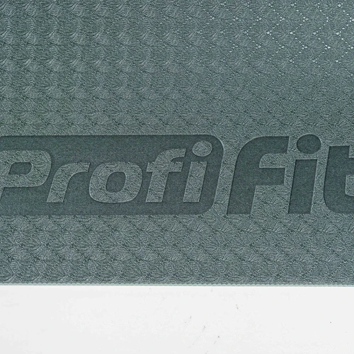 Коврик для йоги и фитнеса БАЗА (зелёный-оливковый) 5 мм PROFI-FIT — фото 6