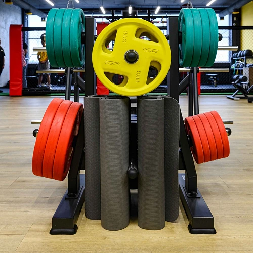 Диск обрезиненный (четыре хвата, цветной) D51 мм PROFI-FIT  1,25 кг — фото 4