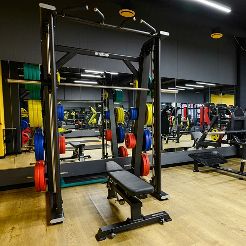 Диск обрезиненный (четыре хвата, цветной) D51 мм PROFI-FIT  1,25 кг — фото 5