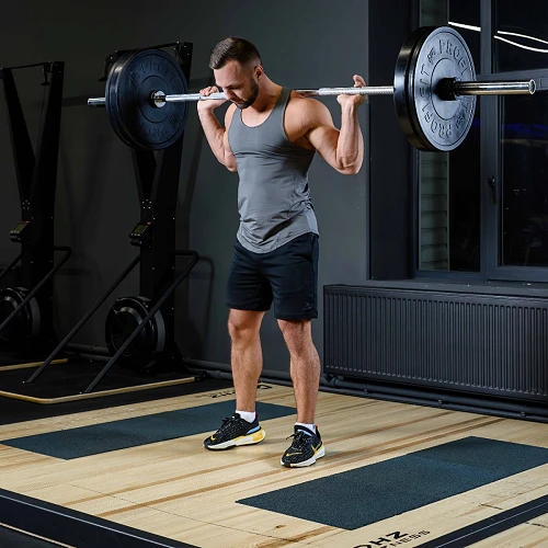 Диск для штанги каучуковый, черный D51 мм PROFI-FIT 15 кг — фото 3