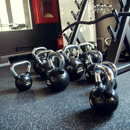 Гиря обрезиненная с хромированной ручкой PROFI-FIT 10 кг — фото 2