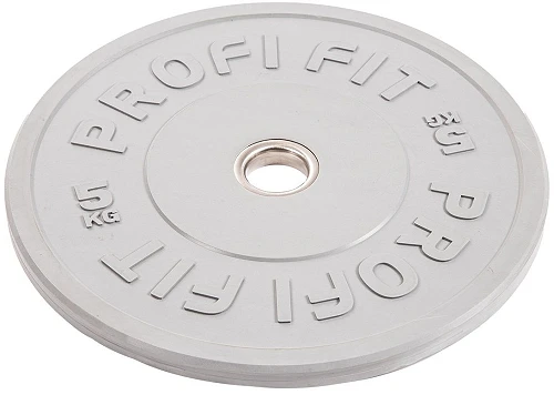 Диск для штанги каучуковый, цветной D51 мм PROFI-FIT  5 кг — фото 2