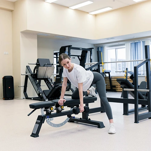 Гантель гексагональная обрезиненная PROFI-FIT  5 кг — фото 4