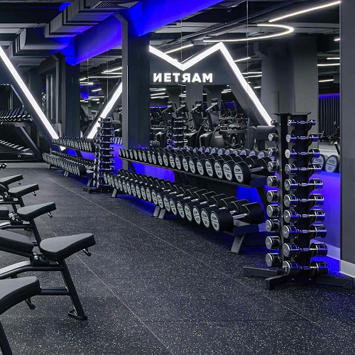 Гантельный ряд хромированный (шаг 1 кг, 10 пар) PROFI-FIT 1-10 кг — фото 12