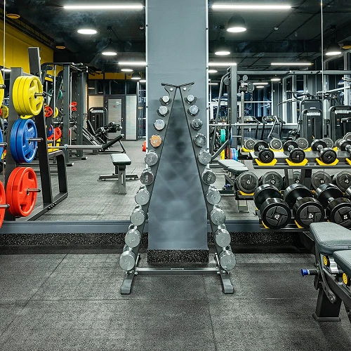 Гантельный ряд хромированный (шаг 1 кг, 10 пар) PROFI-FIT 1-10 кг — фото 6