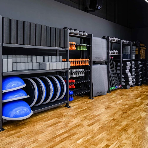 Гантель в виниловой оболочке, шестигранник PROFI-FIT 2 кг, оранжевая — фото 8