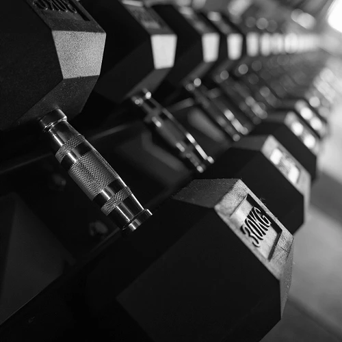 Гантель гексагональная обрезиненная PROFI-FIT 30 кг — фото 6
