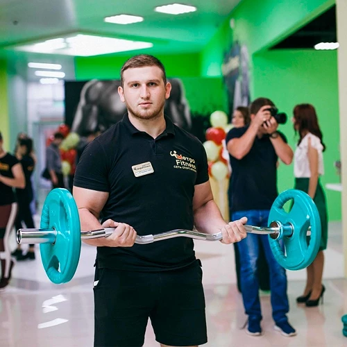 Гриф для штанги W-образный (до 150 кг, замки-пружины) D50 мм PROFI-FIT — фото 3