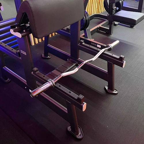 Гриф для штанги W-образный (до 150 кг, замки-пружины) D50 мм PROFI-FIT — фото 8