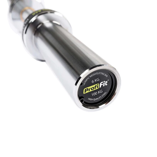 Гриф гантельный олимпийский 510 мм (замки со стопором) D50 мм PROFI-FIT — фото 2