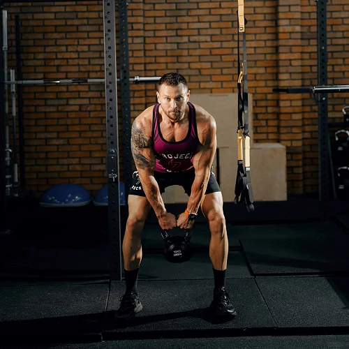 Гиря обрезиненная с хромированной ручкой PROFI-FIT 16 кг — фото 10