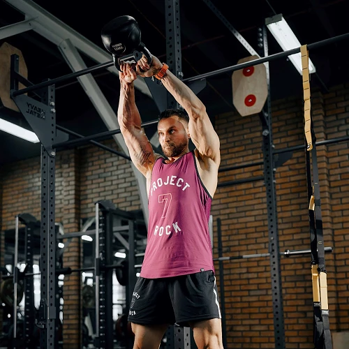 Гиря обрезиненная с хромированной ручкой PROFI-FIT 16 кг — фото 11
