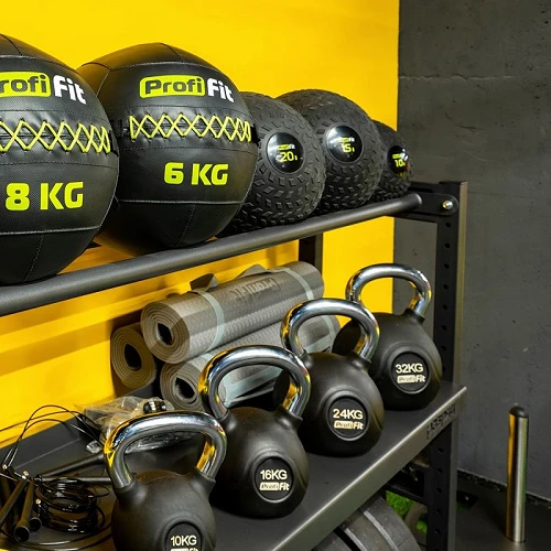 Гиря обрезиненная с хромированной ручкой PROFI-FIT 16 кг — фото 6