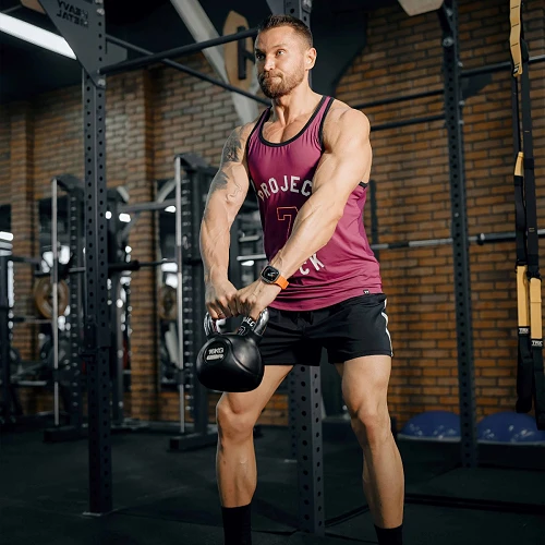 Гиря обрезиненная с хромированной ручкой PROFI-FIT 16 кг — фото 9
