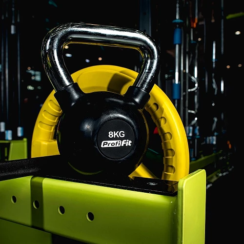 Гиря обрезиненная с хромированной ручкой PROFI-FIT  8 кг — фото 4