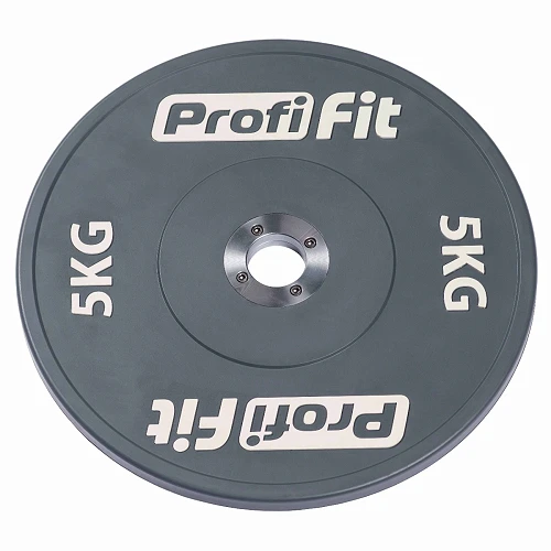 Диск профессиональный обрезиненный (цветной) D51 мм PROFI-FIT 5 кг