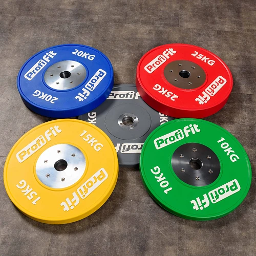 Диск профессиональный обрезиненный (цветной) D51 мм PROFI-FIT 5 кг — фото 8
