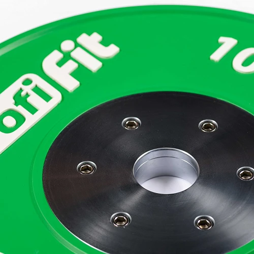 Диск профессиональный обрезиненный (цветной) D51 мм PROFI-FIT 10 кг — фото 2
