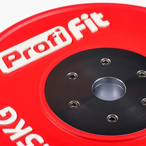 Диск профессиональный обрезиненный (цветной) D51 мм PROFI-FIT 25 кг — фото 2