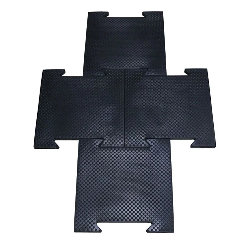 Плитка резиновая (черная) 500x500x30 мм PROFI-FIT