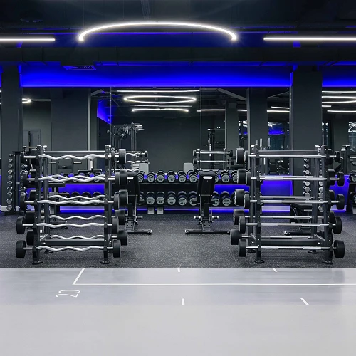 Набор прямых полиуретановых штанг (шаг 5 кг, 5 шт) PROFI-FIT 10-30 кг — фото 9